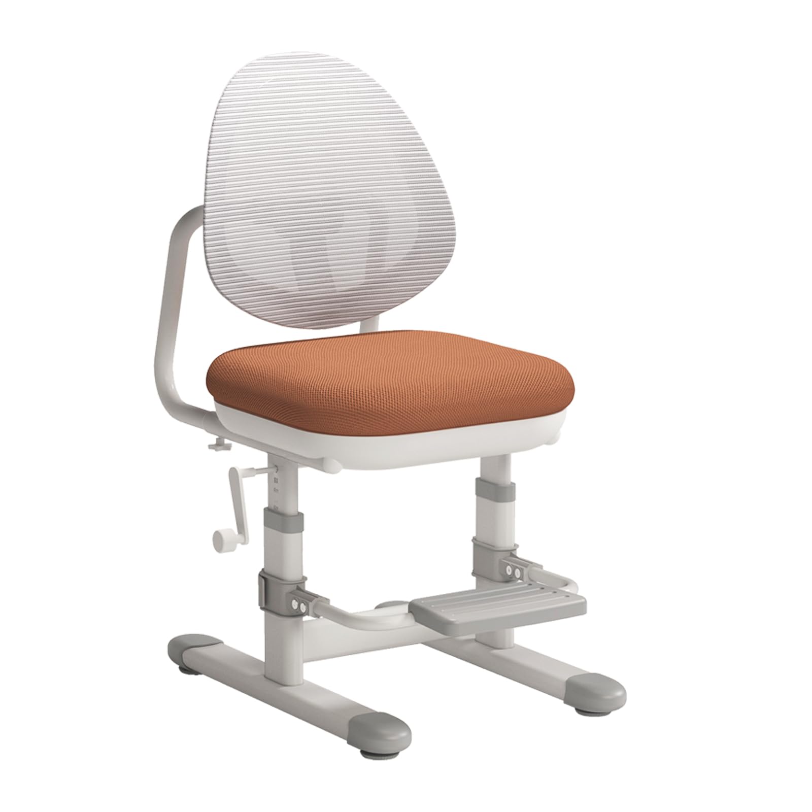OBERSEN Kids Desk Chair with Footrest, Height Adjustable Children’s Study Chair, Breathable Mesh Back, Padded Seat and Back Support, Ergonomic Learning Chair for Boys and Girls Ages 3-12