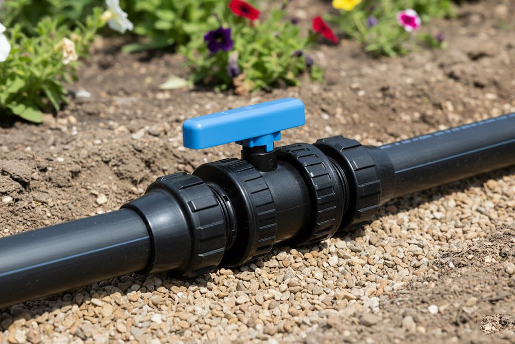 Clé d’arrêt d’eau 63mm | Vanne PVC 63 | Cle de Passage 63 mm | Vanne à Bille pour Tuyau Polyéthylène 63 | Vanne Fitting pour Tuyau d’Irrigation | Robinet à Bille 63mm pour Tuyau 63 mm