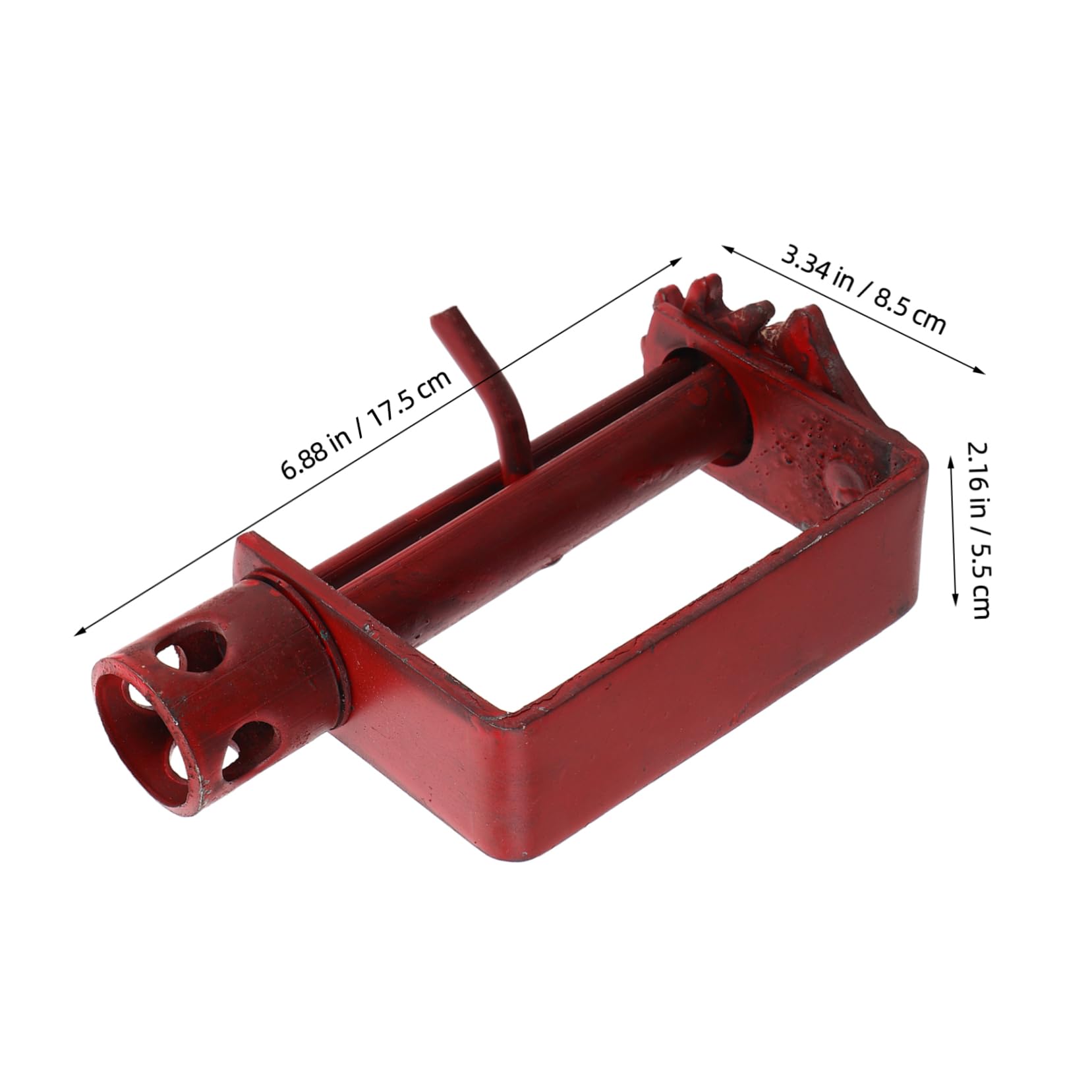 TOPPERFUN Manueller Seilspanner aus Stahl für LKW Robuster LKW Ladungsgurtspanner mit Tragbarem Design zur Sicheren Befestigung von Seilen und Kabeln in Rot