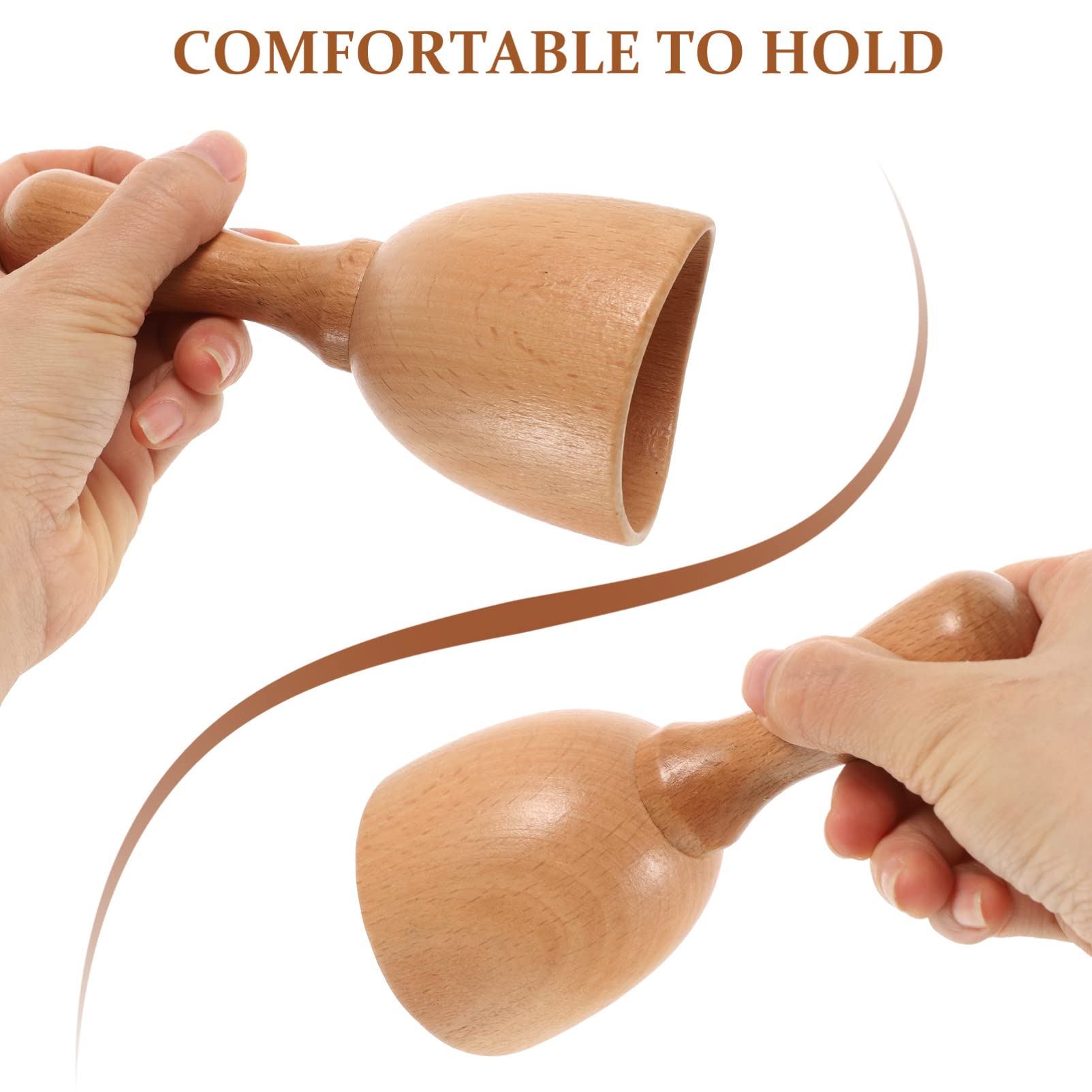 Mikikit Copa de Masaje de Madera para Maderoterapia Corporal Borde Liso y Diseño Único Adecuado para Yoga y Gimnasio