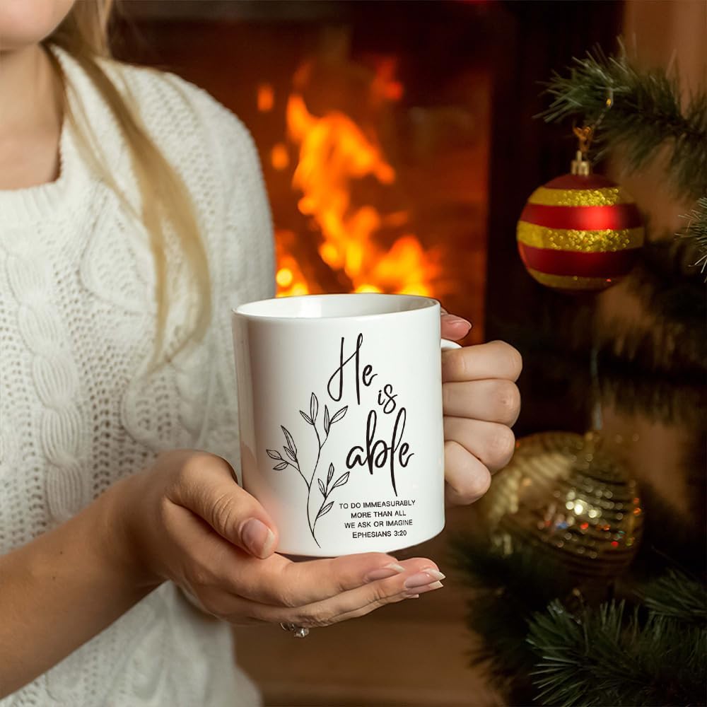 Christian Mug Gifts for Women, Religious Inspirational Spiritual Birthday Gifts for Friends, Coworkers, Christian Coffee Mugs for Mom Friend - Image 3