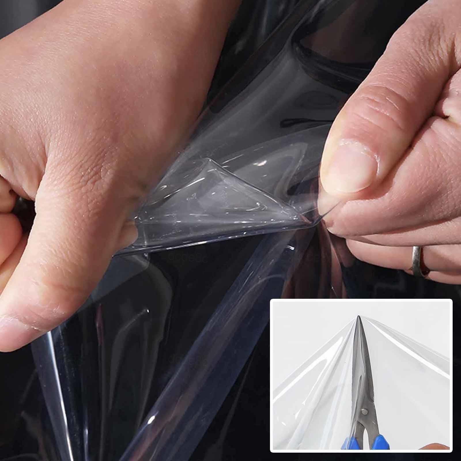 Außen Durchsichtige Planenvorhänge Mit Reissverschluss Tür, 2/3/4/5m, Kunststoff Wasserdichte Plane Mit Ösen, Transparente Plane Seitenteile Für Pavillon Veranda Pergola Carport,2Zipper-1.5x2.3m
