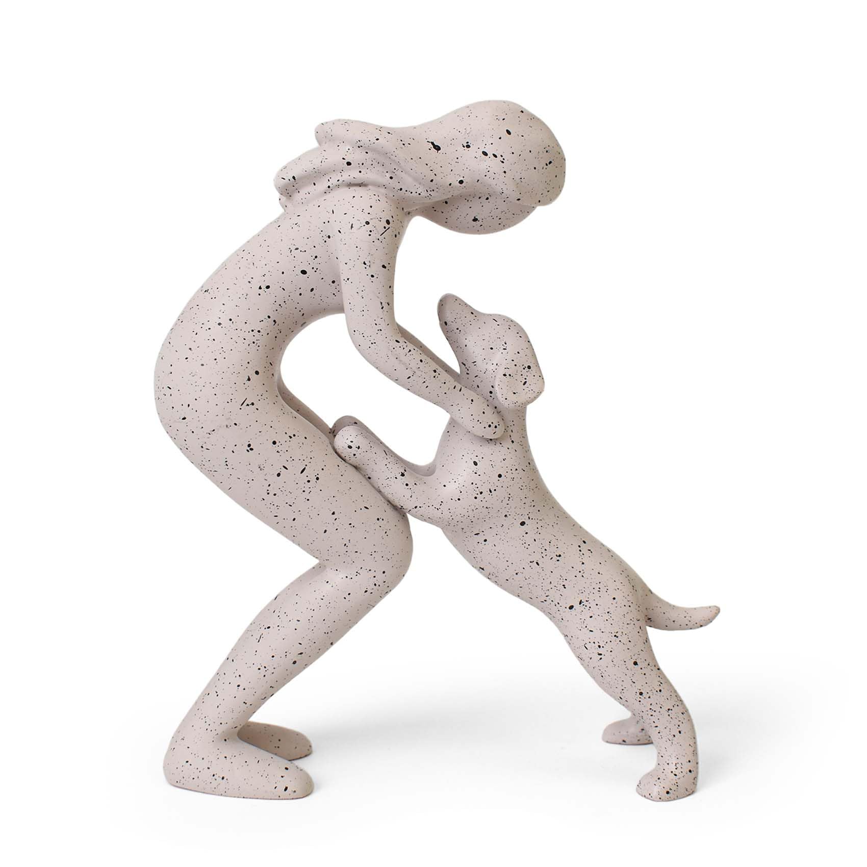 FVFVAHO Dog Memorial Gifts for Women, Girl and Dog Statue — image 1