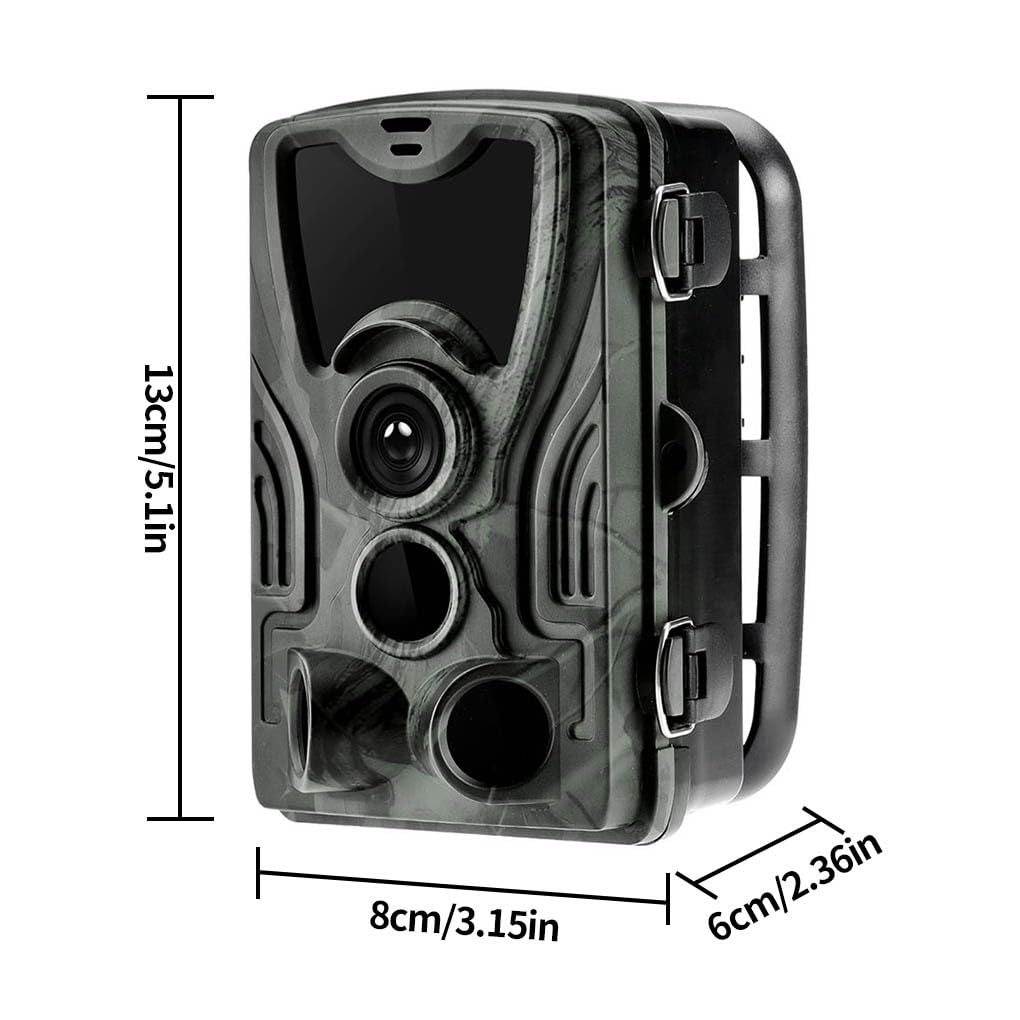 Caméra de chasse 2 pouces détection de mouvement étanche professionnelle 36 LED 20MP caméras de photographie d'animaux sauvages