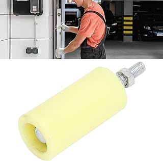 Slide Gate Guide Post Rollers, Hard Nylon Heavy Duty Rolling Door Guider Support Assembly 100mm for Sliding Rolling Gates