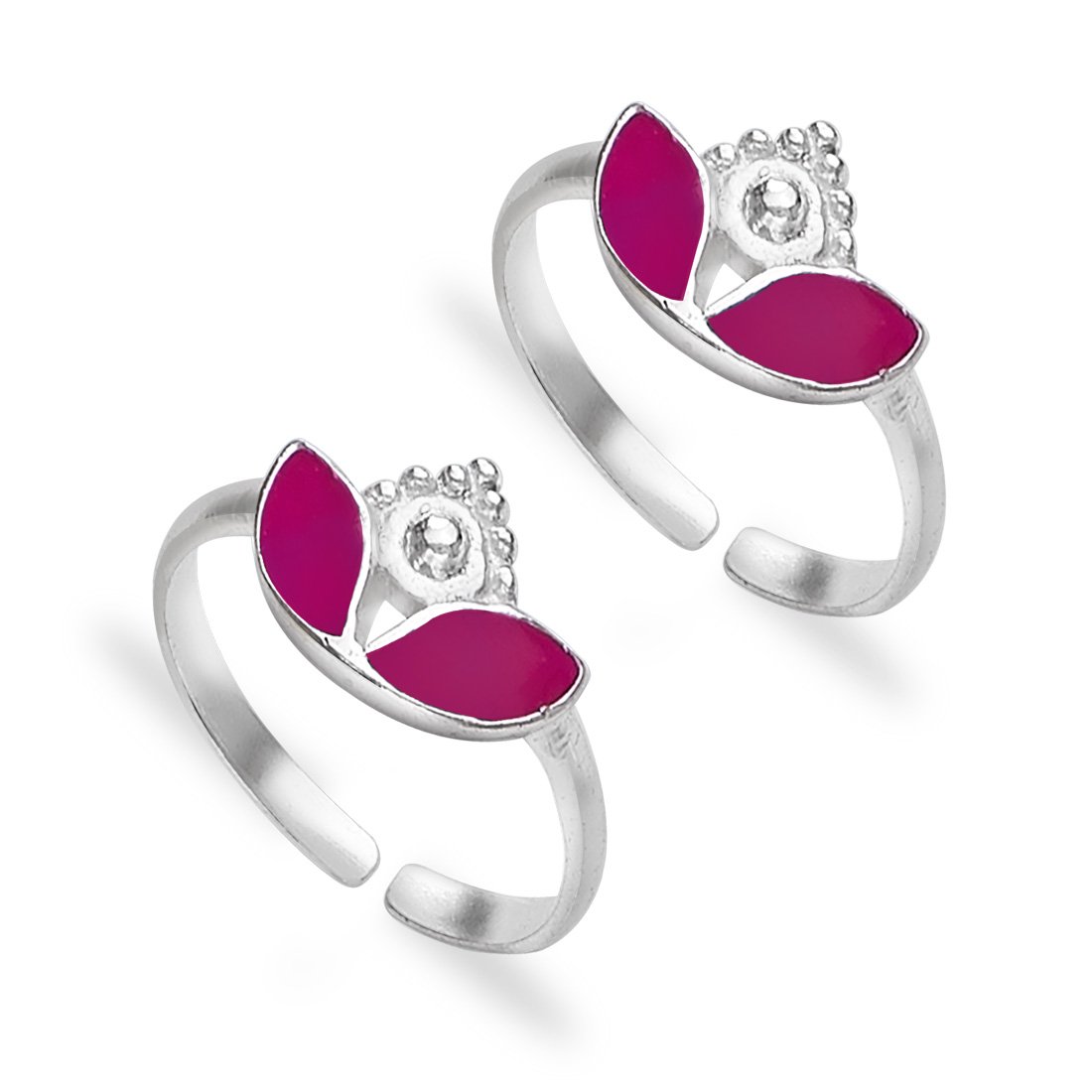 TARAASH Sterling Silver Enamel Leafy Toe Ring for Women LR1193S (B07DPPZJ62) Amazon Price History, Amazon Price Tracker