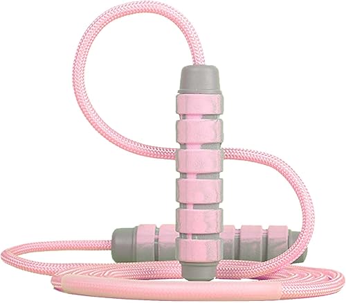 Cuerda de saltar de algodón para entrenamiento, cuerda de salto con peso para mujeres, cuerda de saltar ajustable sin enredos para hombres, adultos