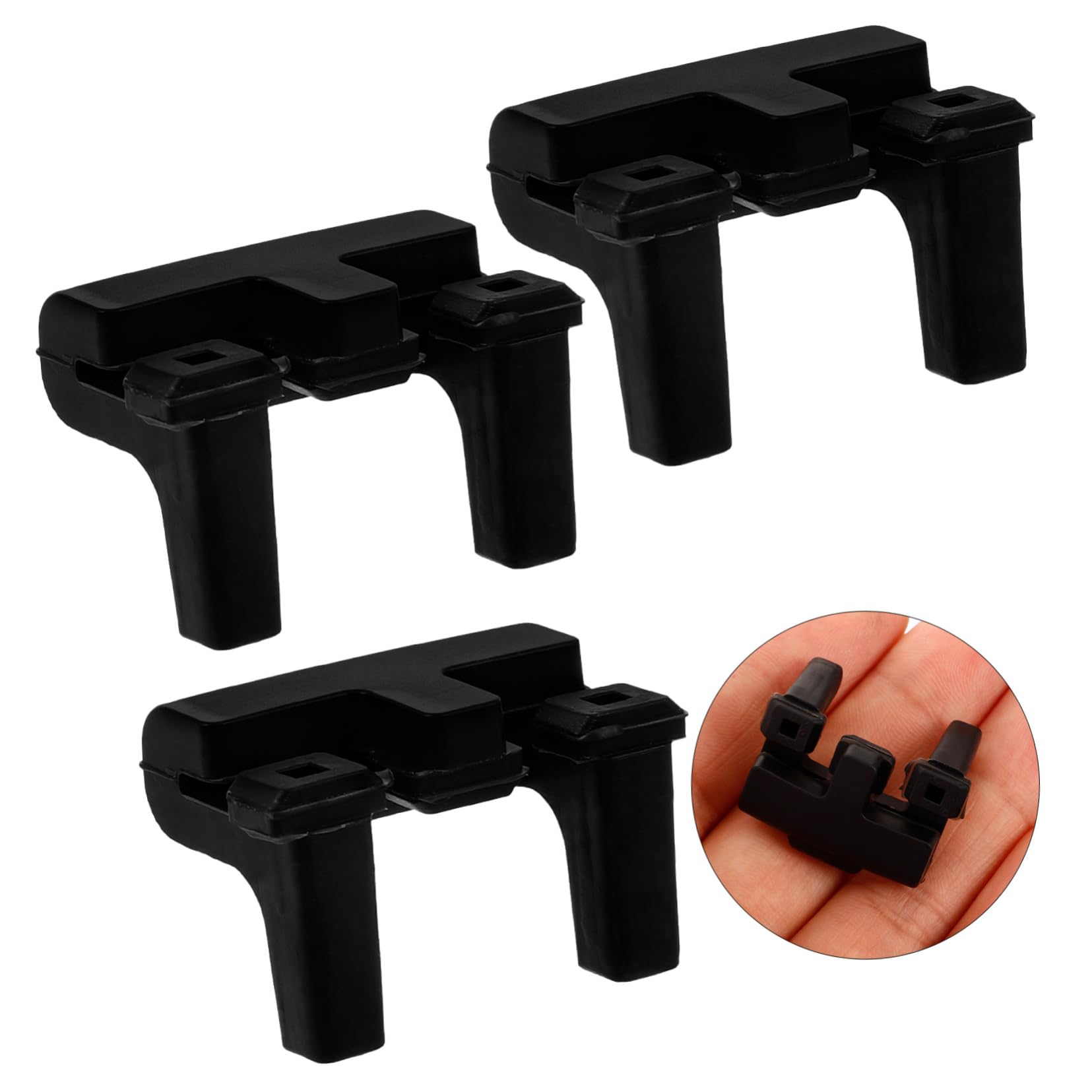 PRETYZOOM 5 Set Di Vassoi Di Ricambio Per Friggitrice Ad Aria Paraurti Non in Silicone Piedini in Fogli Per Friggitrice Ad Aria 10 Pezzi*5