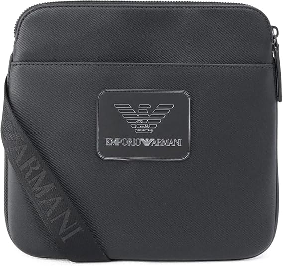 Amazon エンポリオアルマーニ メンズ バッグ ショルダーバッグ ブラック Y4m177 Y019v Black 21ss 並行輸入品 ショルダーバッグ