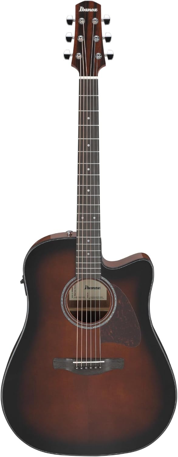 Ibanez AAD51CE Dark Violin Sunburst High Gloss Acoustic Electric Guitar