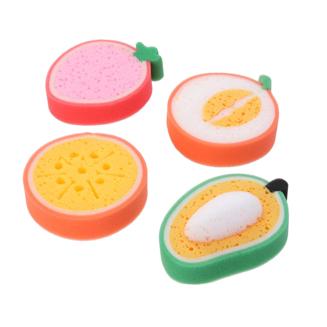 POPETPOP 4 Piezas Esponja Para Bañarse Esponja De Baño De Ducha Infantil Esponja De Ducha Infantil Esponja De Baño Infantil Niño Tómate Un Baño Toallita De Baño, Como Se Muestra