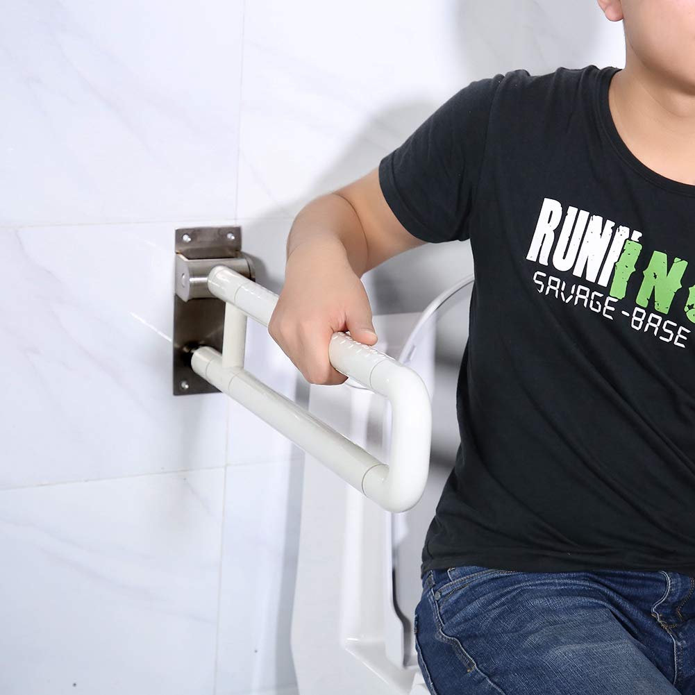 Maniglione per WC pieghevole Supporto per WC Maniglione di sicurezza Maniglione antiscivolo Bagno Maniglia per anziani Maniglia per doccia di sicurezza Maniglia antiscivolo per bagno Barra