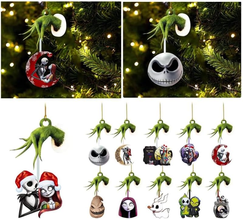 YuanKanJu Nightmare Before Christmas 8 Piece Christmas Tree