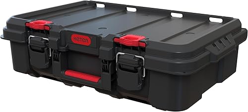 Vista 10 de Keter Stack n' Roll - Caja de herramientas modular para bricolaje, apilable, ligera, duradera, resistente al agua, color negro