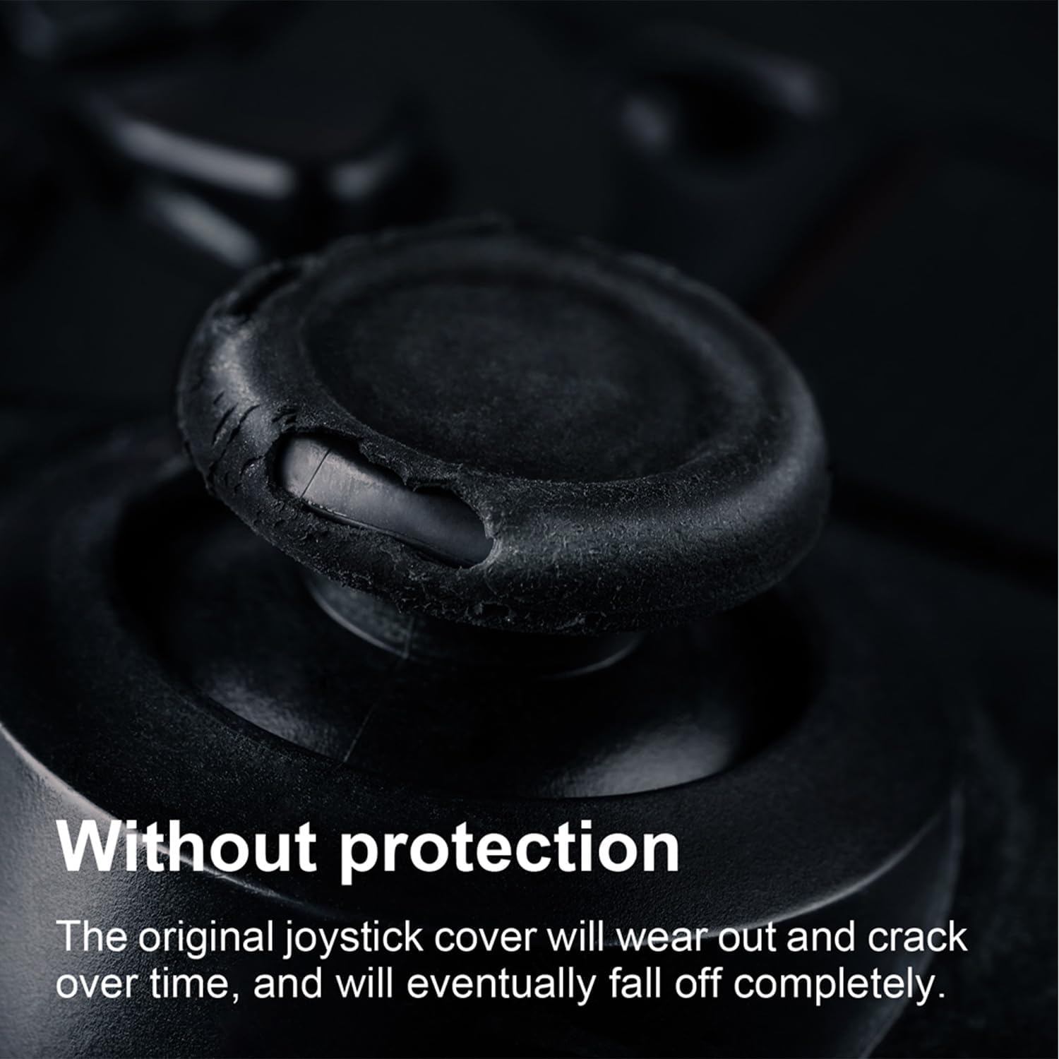 Skull & Co. X Savage Raven Thumb Grips Joystick Cap Analog Stick Cover for Playstation Portal (Set of 6) - Black