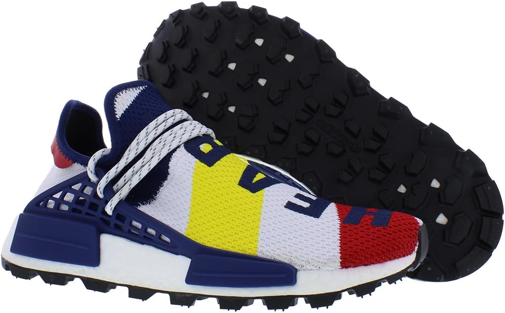 adidas Consortium x Pharrell Williams BBC Hu NMD - White / Scarlet / Bright Yellow