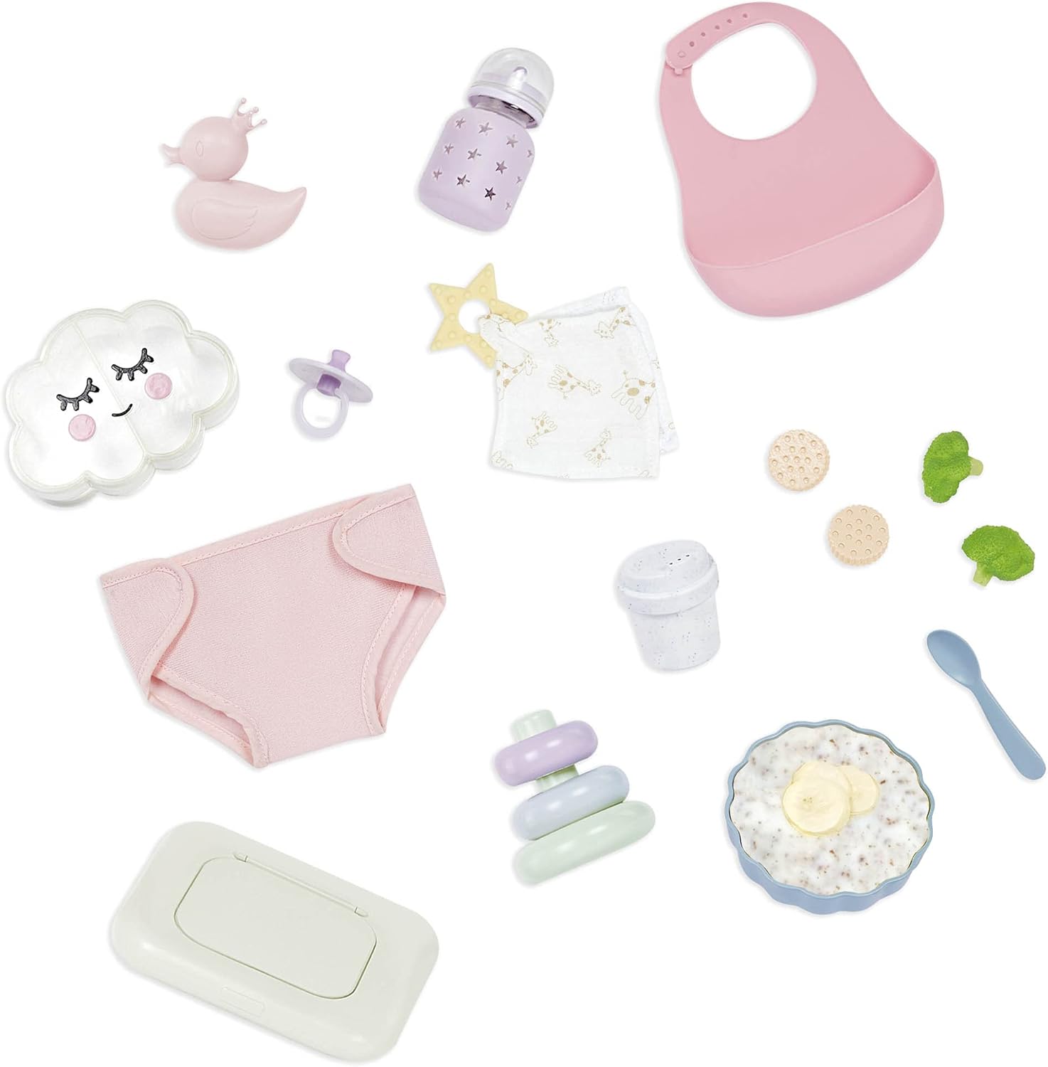 babi by Battat Care & Feeding Set (20 Pieces) 14inch
