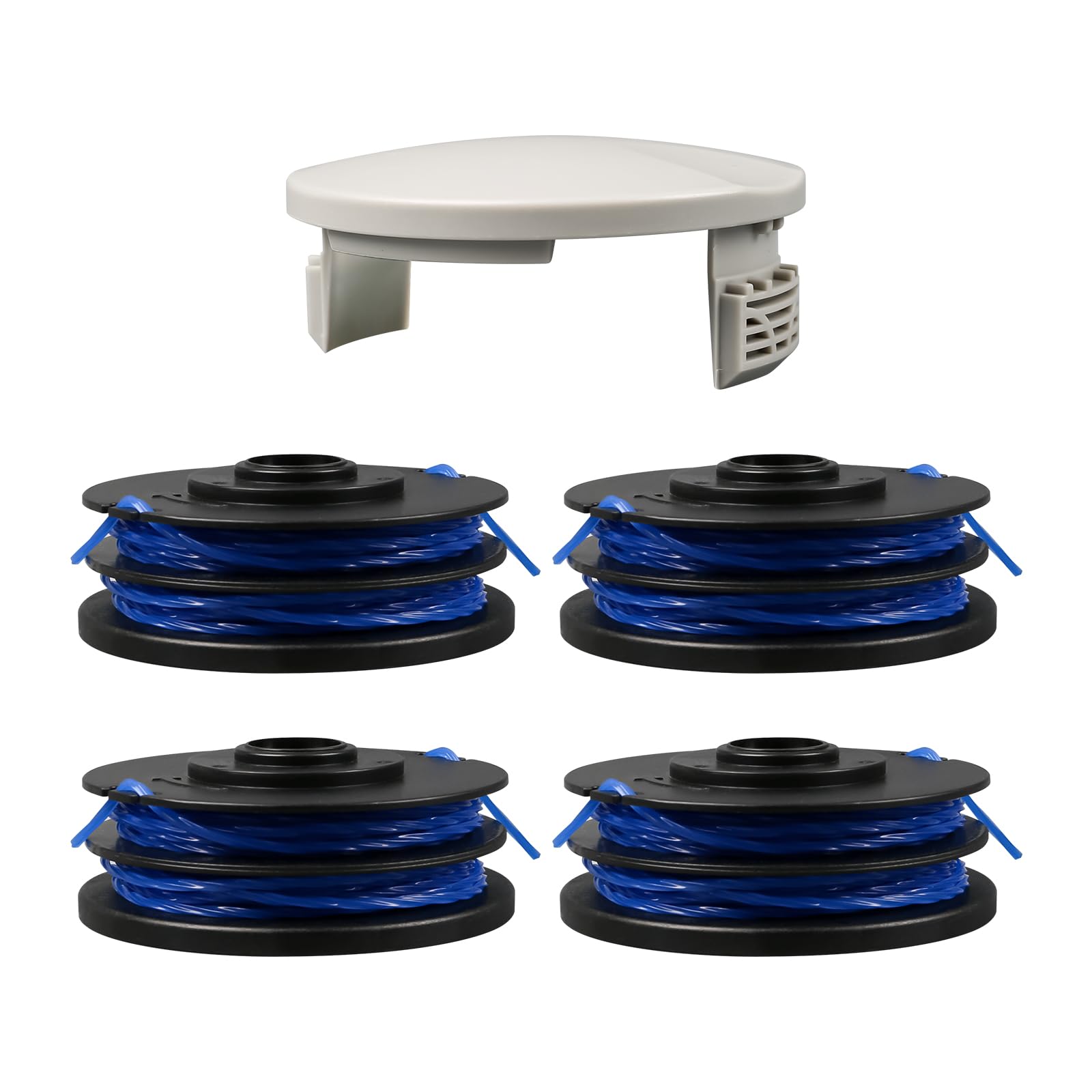 Trimmer Replacement Spool RAC123, Compatible with Ryobi RLT5027, RLT4027, RLT4125, RLT6030, RLT5127, RLT6130-5132002670
