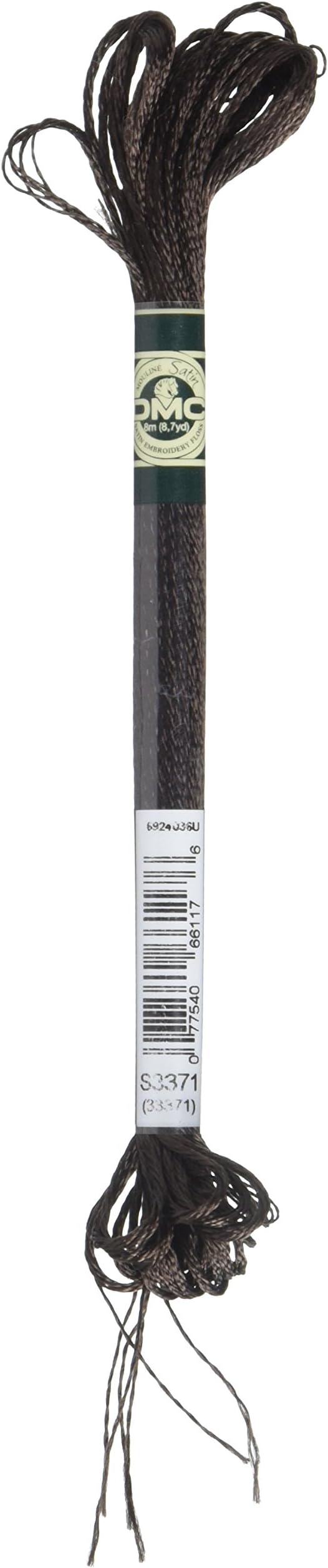 1008F-S3371 Shiny Radiant Satin Floss, Coffee Bean, 8.7-Yard