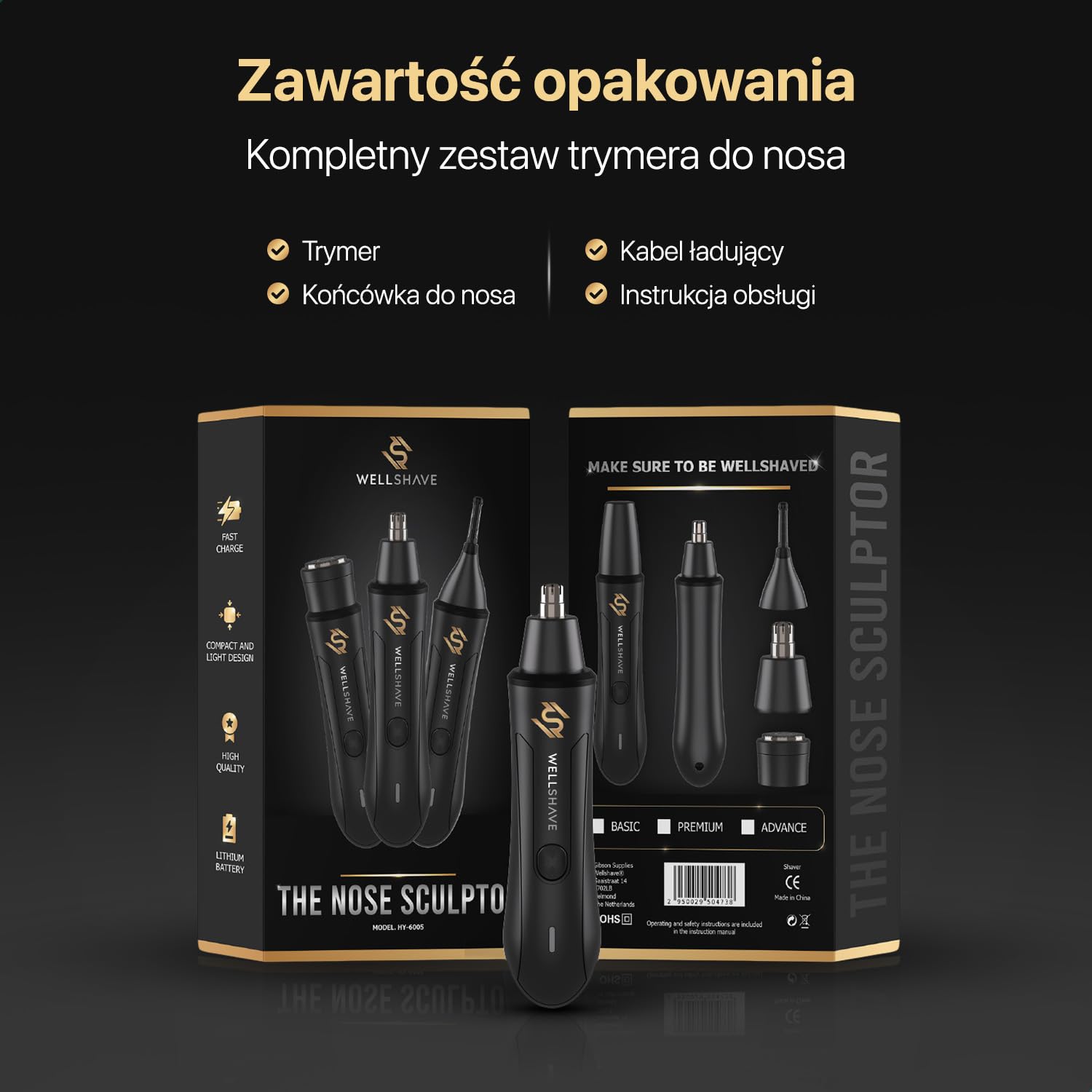 Neustrimmer Basic - Przycinarka do włosów do brwi i uszu