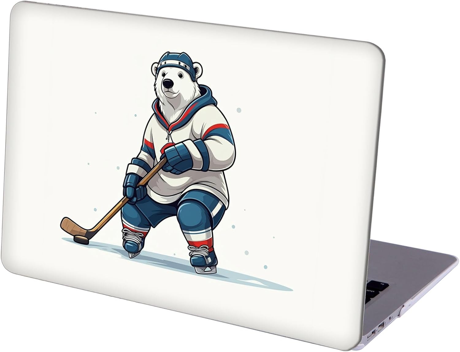 Compatible with MacBook Neo 13-inch, Hard Shell Case with Keyboard Cover and Screen Protector (A3404 A18 Pro chip, 2026 Release) - Hockey Bear MC21604