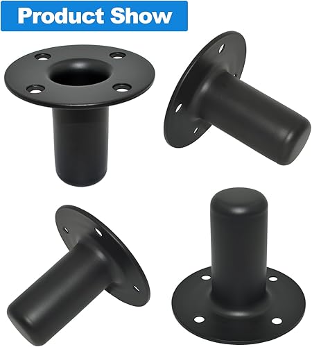 Miniatura 3 de Soporte para altavoz, 4.13 x 3.29 pulgadas, soporte de poste de gabinete de altavoz, adaptadores de soporte de altavoz de trípode PADJ, 4.134 x