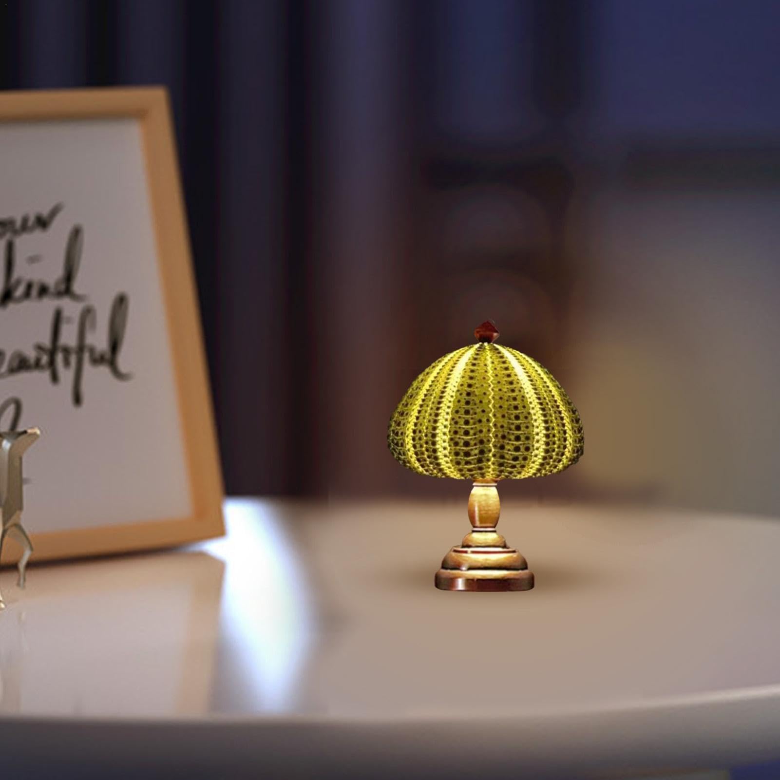 Amazon.co.jp : Qanment ウニランプ、動物テーブルランプ | ウニ  