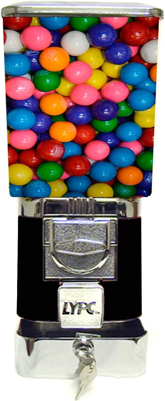 Tough Pro Gumball Machine (BLACK) with "Secure Cash Box" All Metal Construction