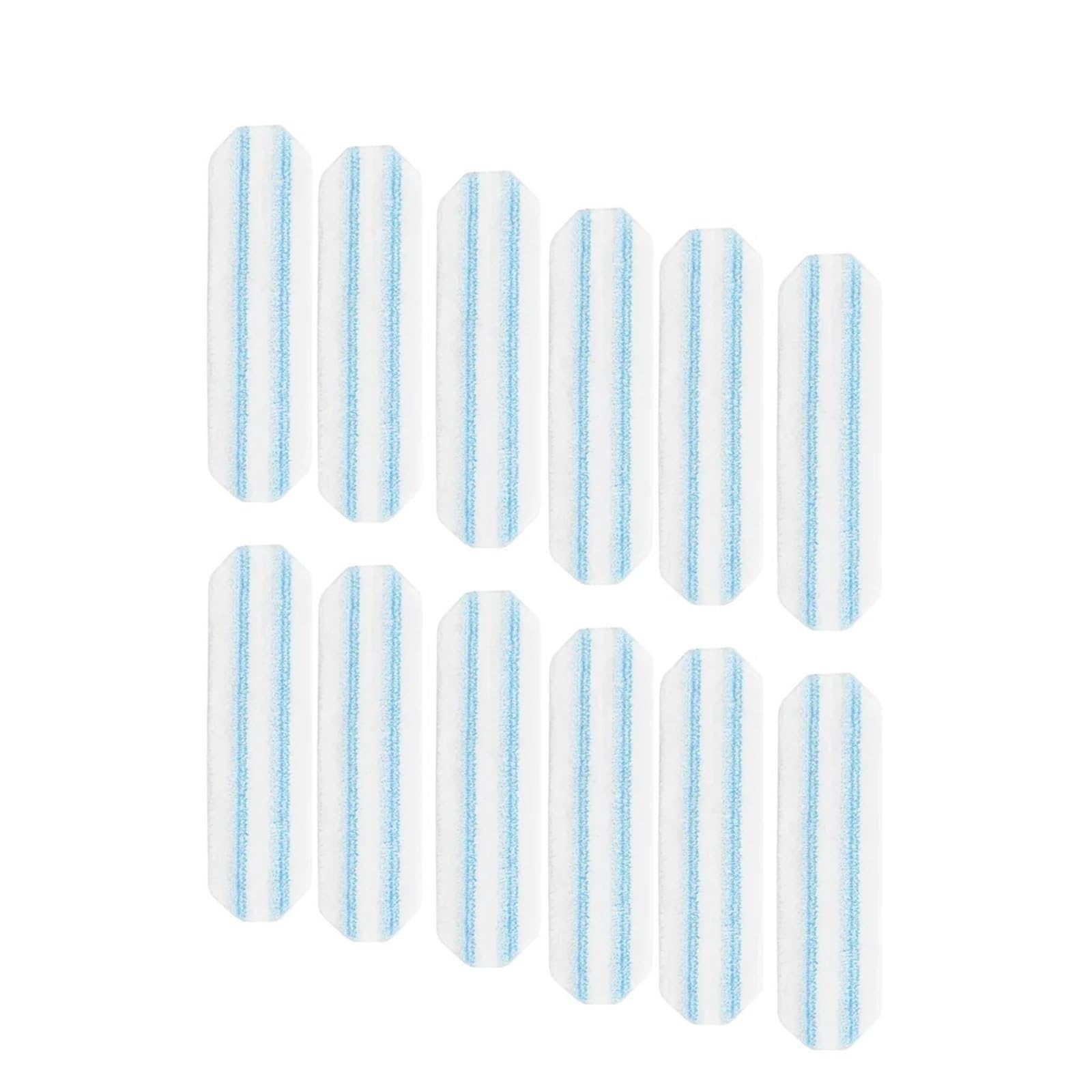 Almohadilla para Trapeador Almohadilla de fregona Microfibra Reutilizable, 2/4/6/12 Uds., aplicable a para Fregar el Suelo(12PCS)
