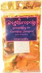 25 Sementes Carolina Reaper Selecionadas Horta Jardim Hortaliça