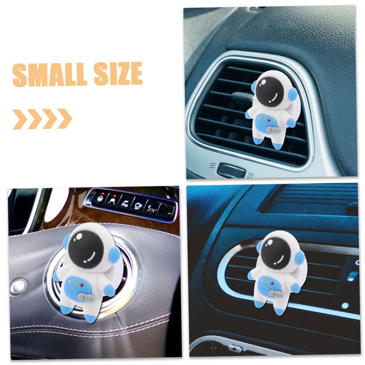 PartyKindom 9pezzi Clip Decorative Per Auto Astronauta Per Bocchette Aria Di Accessori Carini Per Aromatizzazione e Decorazione Automobilistica