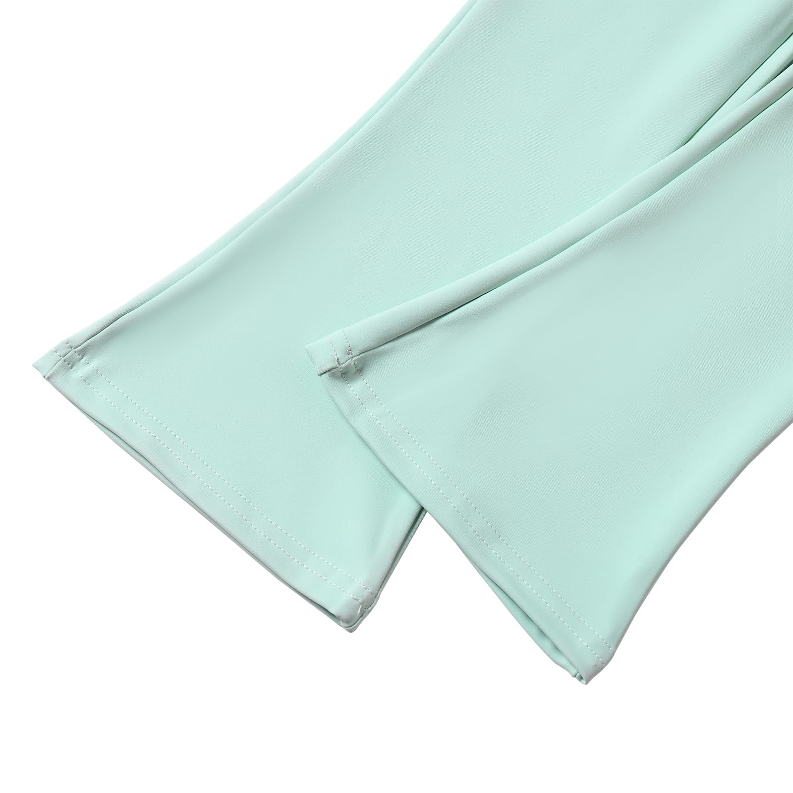 Chicduo 6er-Pack ausgestellte Leggings für Mädchen, Bootcut-Hosen, Mädchen, hohe Taille, Yoga, ausgestellte Hosen
