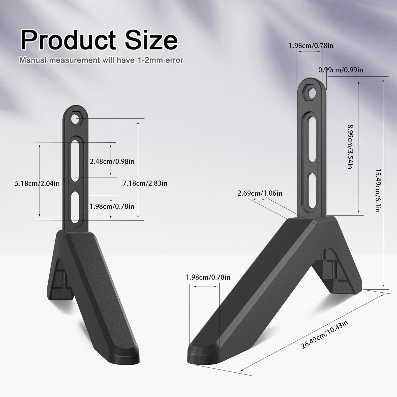 Aluminiowy stojak pod telewizor
