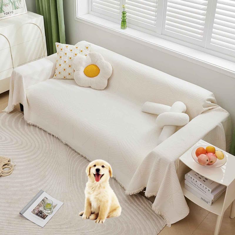 Jeté De Canapé Grande Taille, Multifonction Plaid Canape Grande Taille, Chenille Protege Canape Griffe Chat Chien, Couverture Canapé d'angle L, Housse De Canapé en U XXL