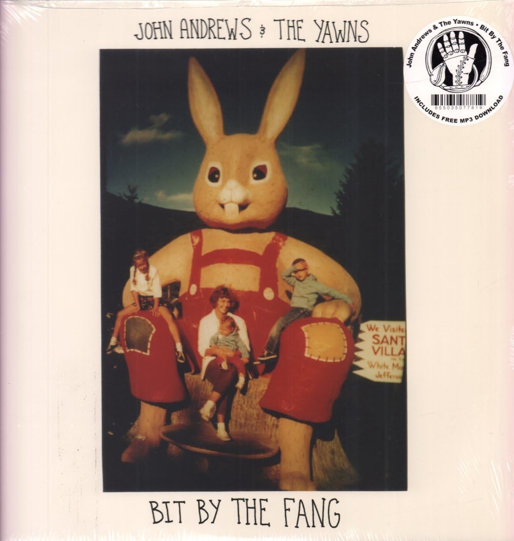 John Andrews and the Yawns Bit By the Fang LP vinyl USA Woodsist 2015 with