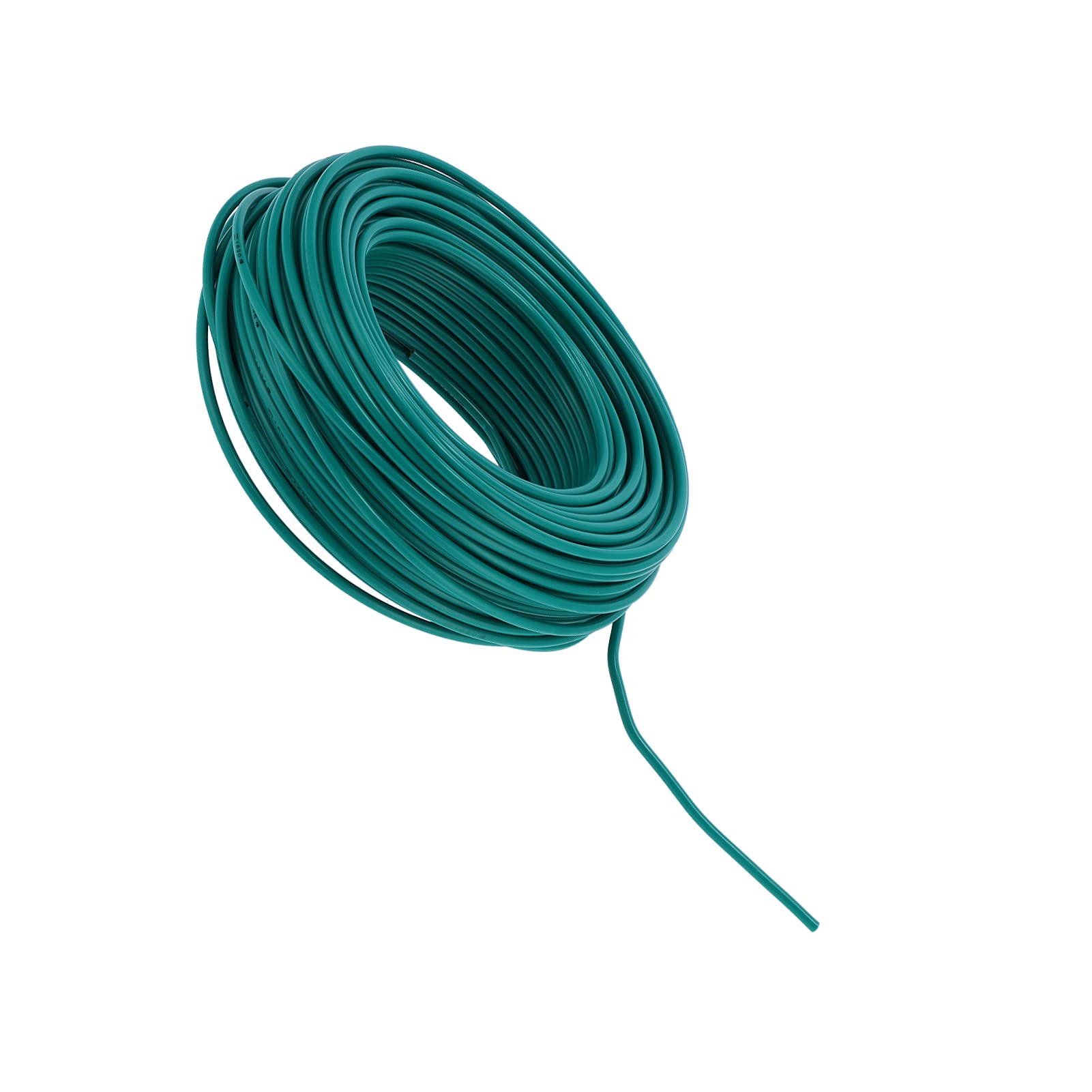Cable Eléctrico, Cable Eléctrico de 100 M, Funda de PVC Verde Flexible, Área de Sección Transversal de Núcleo de Cobre único 10 Milímetros Cúbicos, Cable, Cables Eléctricos