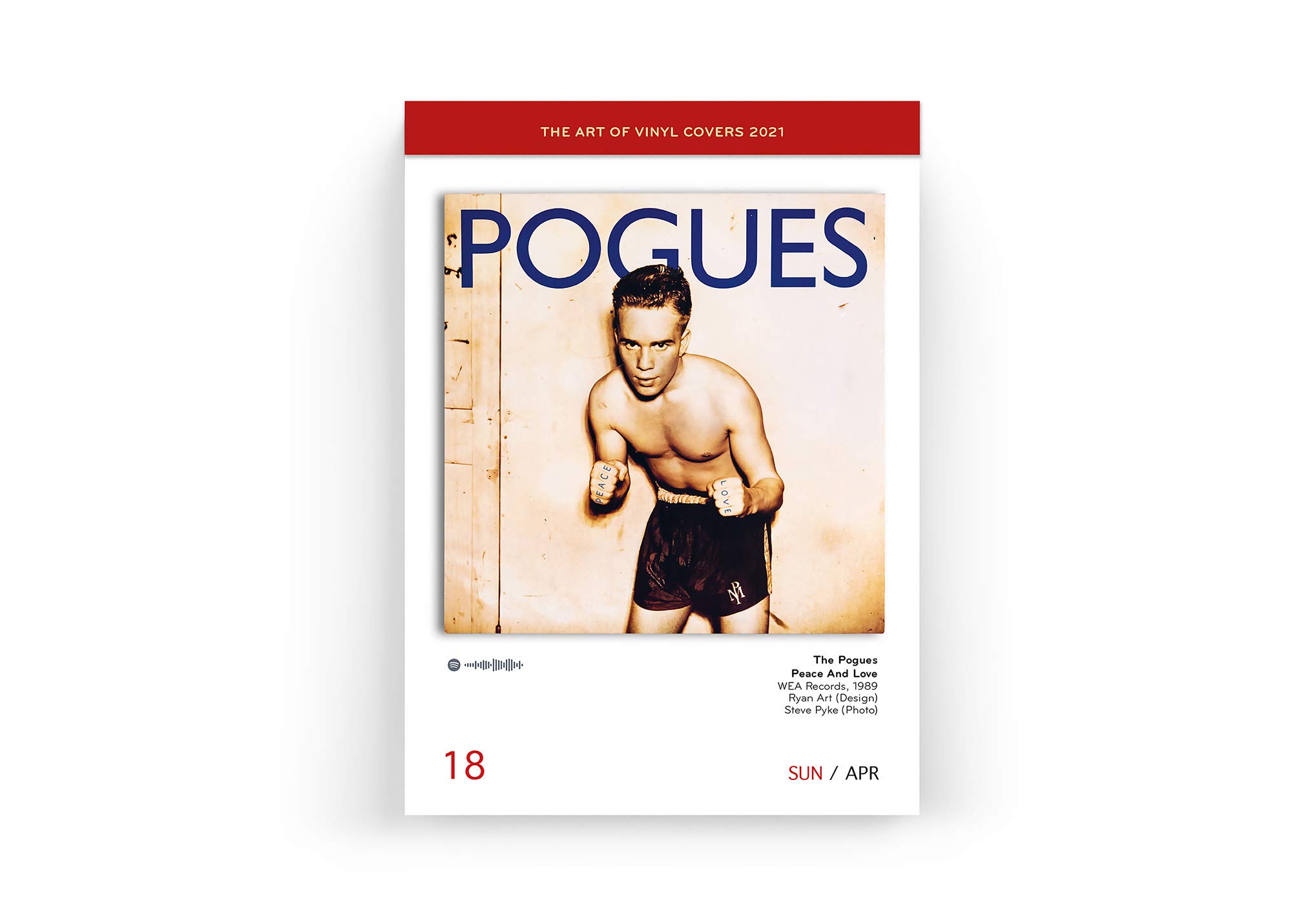 The Art of Vinyl Covers 2021: Every day a unique cover – World’s 1st Record Calendar
