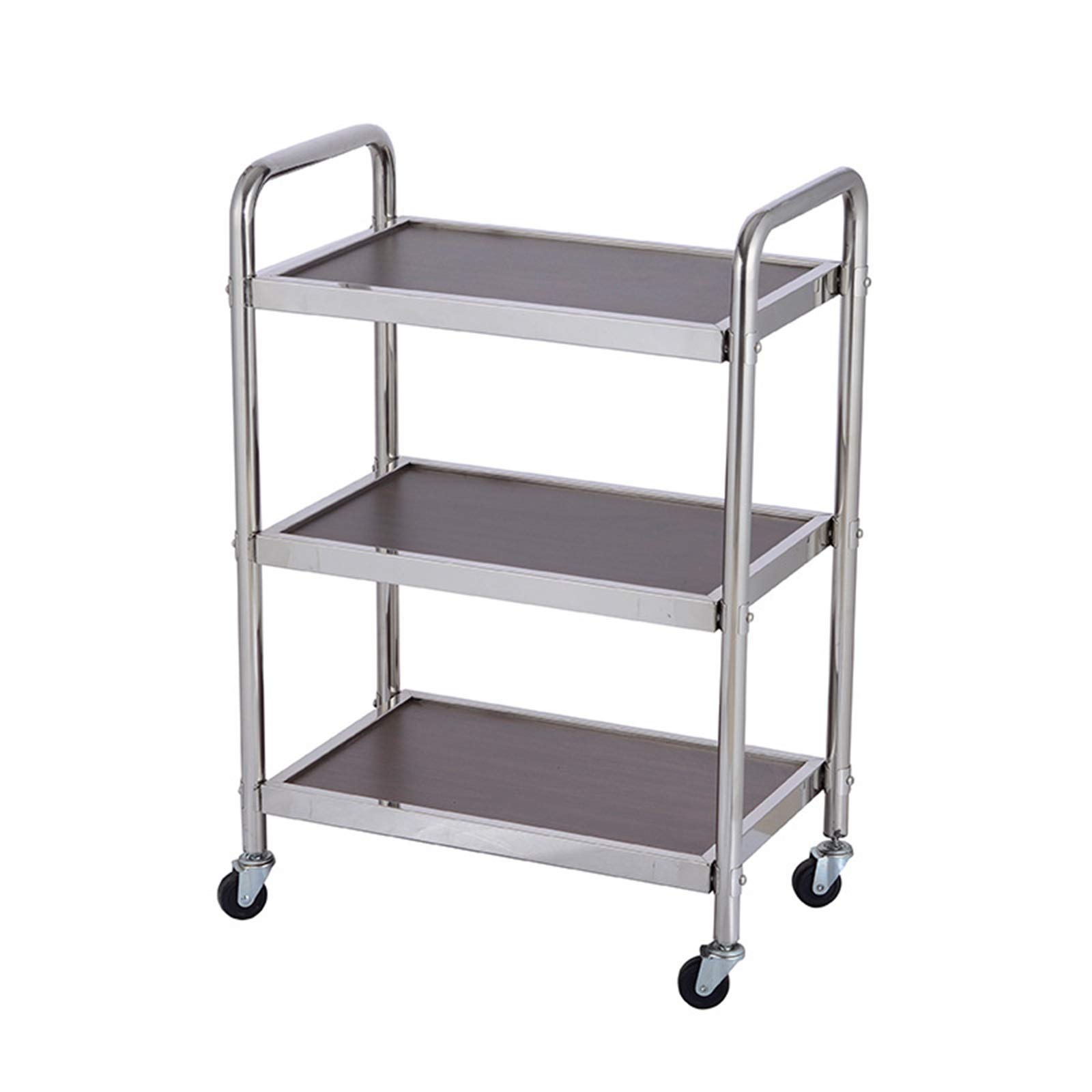 asdchZen Bar Cart Rack Kitchen Serving Trolley Indoor Industrial Modern Iron Bar Cart