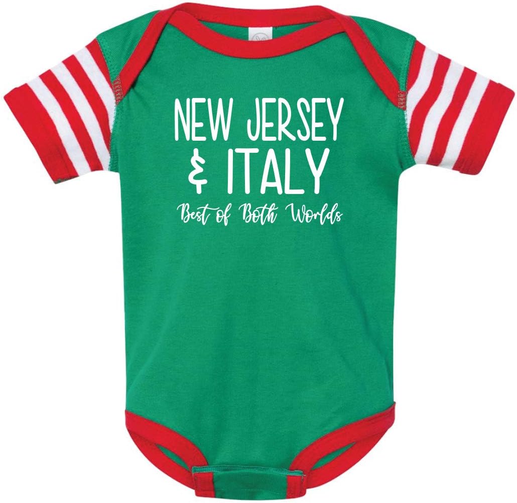 New Jersey & Italy Best of Both Worlds Baby Onesie