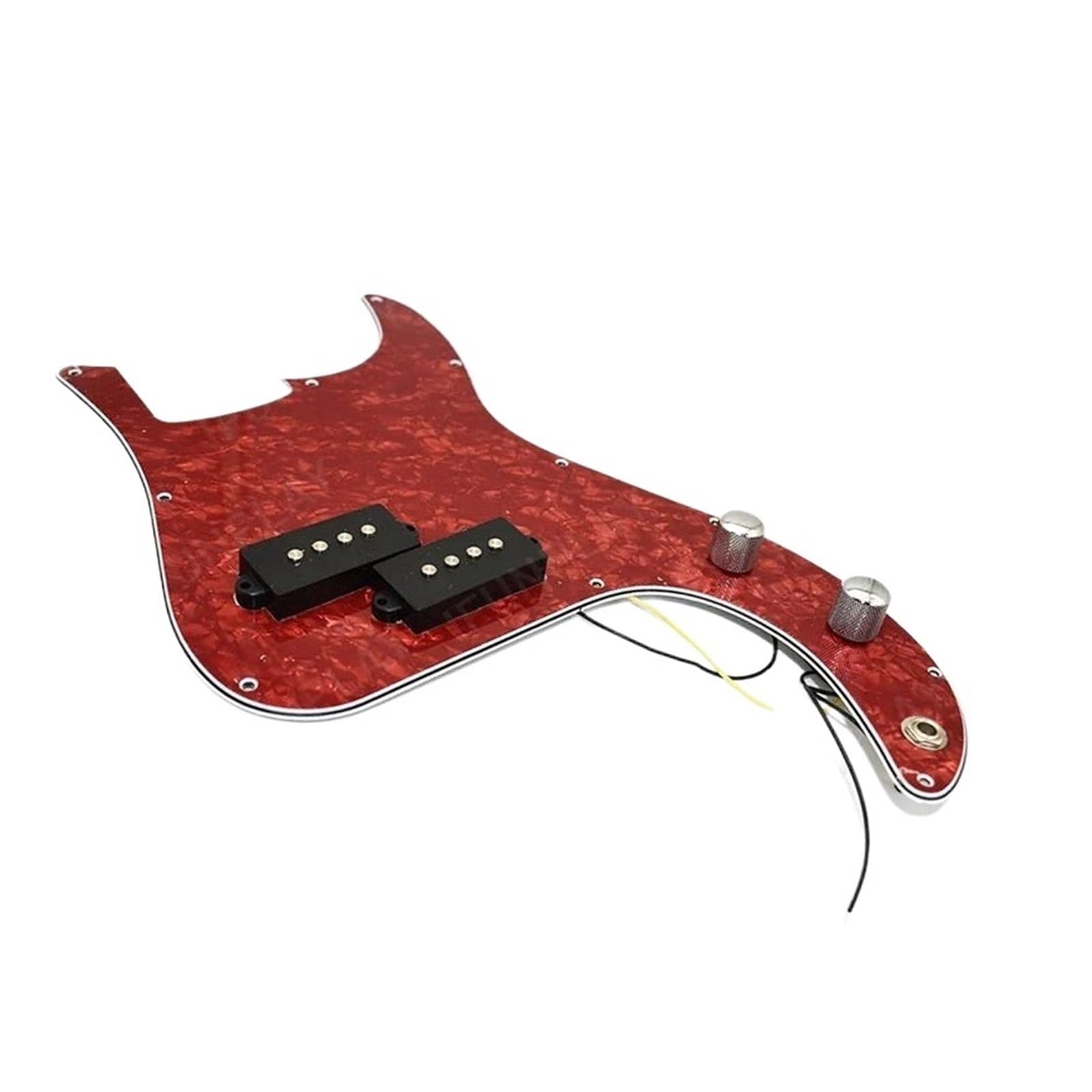 Pickguard Humbucker Pickup Pickguard Chargé Précâblé À 3 Plis Pour Guitare Basse De Précision Accessoires Pour Instruments De Musique Pièces