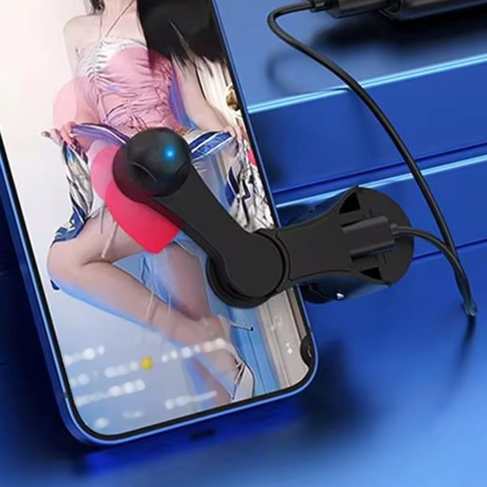 Clicker automatique de vitesse pour jeux mobiles, diffusion en direct, diffusion, engagement, simulation de taraudage rapide et continue, portable, léger (noir)