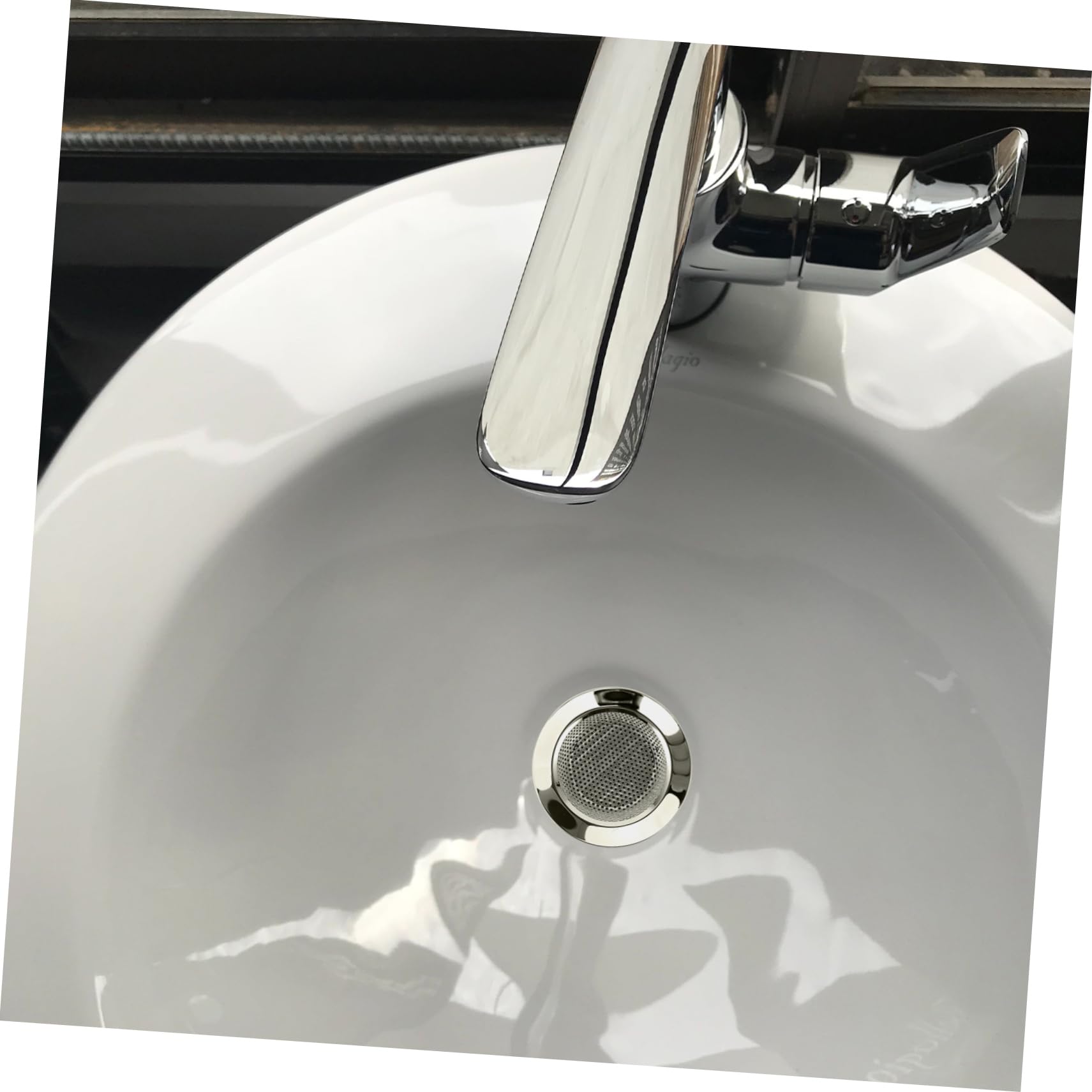 SHINEOFI 5 Ensembles Filtre d'évier pour évier égouttoir passoire de puits Panier de Filtre d'évier de Cuisine Filtre de vidange d'évier en Acier Inoxydable Caoutchouc
