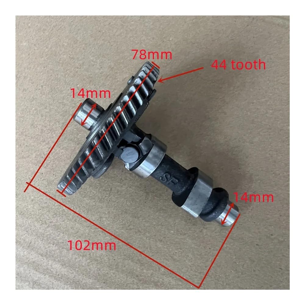 Árbol de levas Compatible con Motor de cortacésped GXV140, GXV140K, HRJ185 y 195.