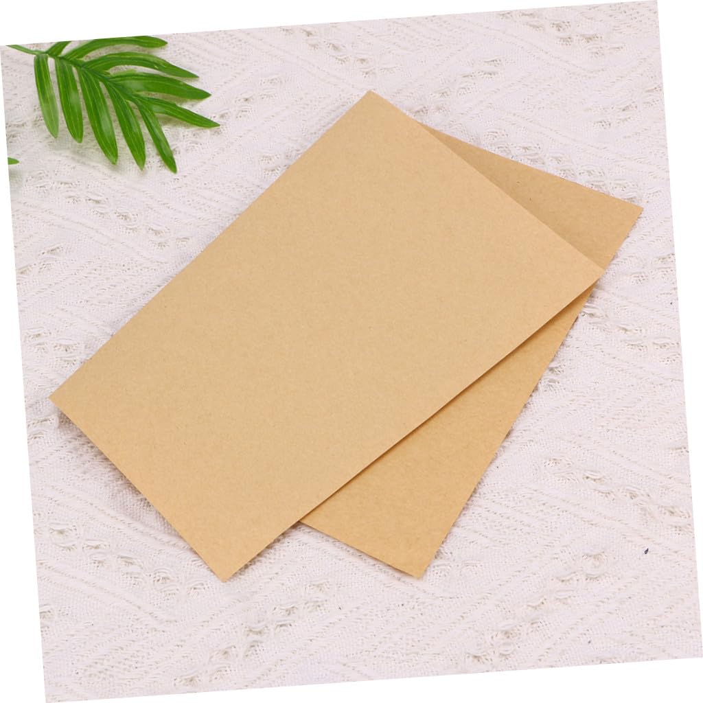 FUNOMOCYA 100 Blatt Kraftpapier Retro Einfarbig Natur Kraftpapier zum Verpacken Basteln Drucken Geschenkpapier DIY Wrapping Paper für Packpapier Scrapbooking
