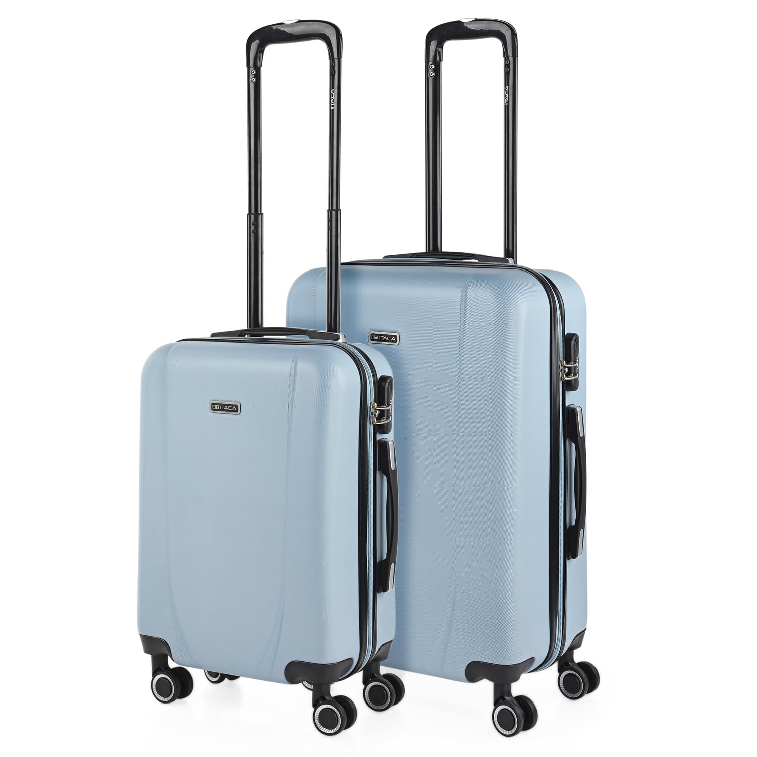 ITACA - Maleta de Cabina 55x40x20 - Maletas De Viaje Cabina Rígidas Trolley con 4 Ruedas Dobles para Avion Ligera Equipaje De Mano Candado de Combinación. Compatible Ryanair, Verde Menta — view 56
