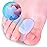 Povihome 10 Pack Gel Bunion & Toe Spacers Separators (0.3\'\' Thick) and Straightener Orthotics for Bunion Overlapping Toes, Bunion Toe Pain Relief - S Size
