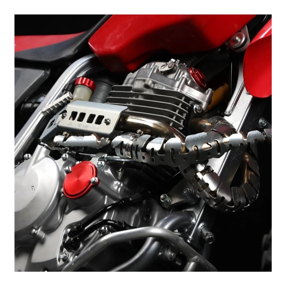 Deflectores Calor Escape para XR250R XR400R XR 250 400 R Protector De Tubo De Escape De Motocicleta Silenciador Protector Térmico Cubierta Protectora De Silenciador