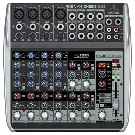 3. Mesa de som QX1202USB - Behringer