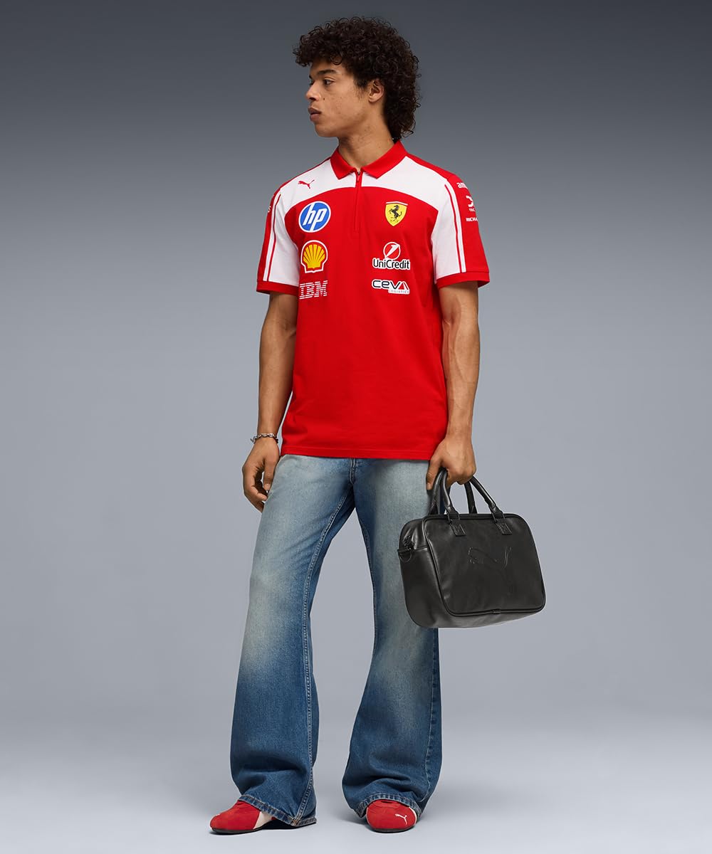 PUMA Scuderia Ferrari F1 2026 Polo Team Uomo - Rosso