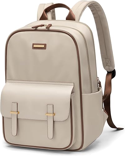 GOLF SUPAGS Mochila de viaje para laptop para mujer, mochila universitaria, mochila casual, para cuadernos de 1415 pulgadas, Albaricoque, Mochilas